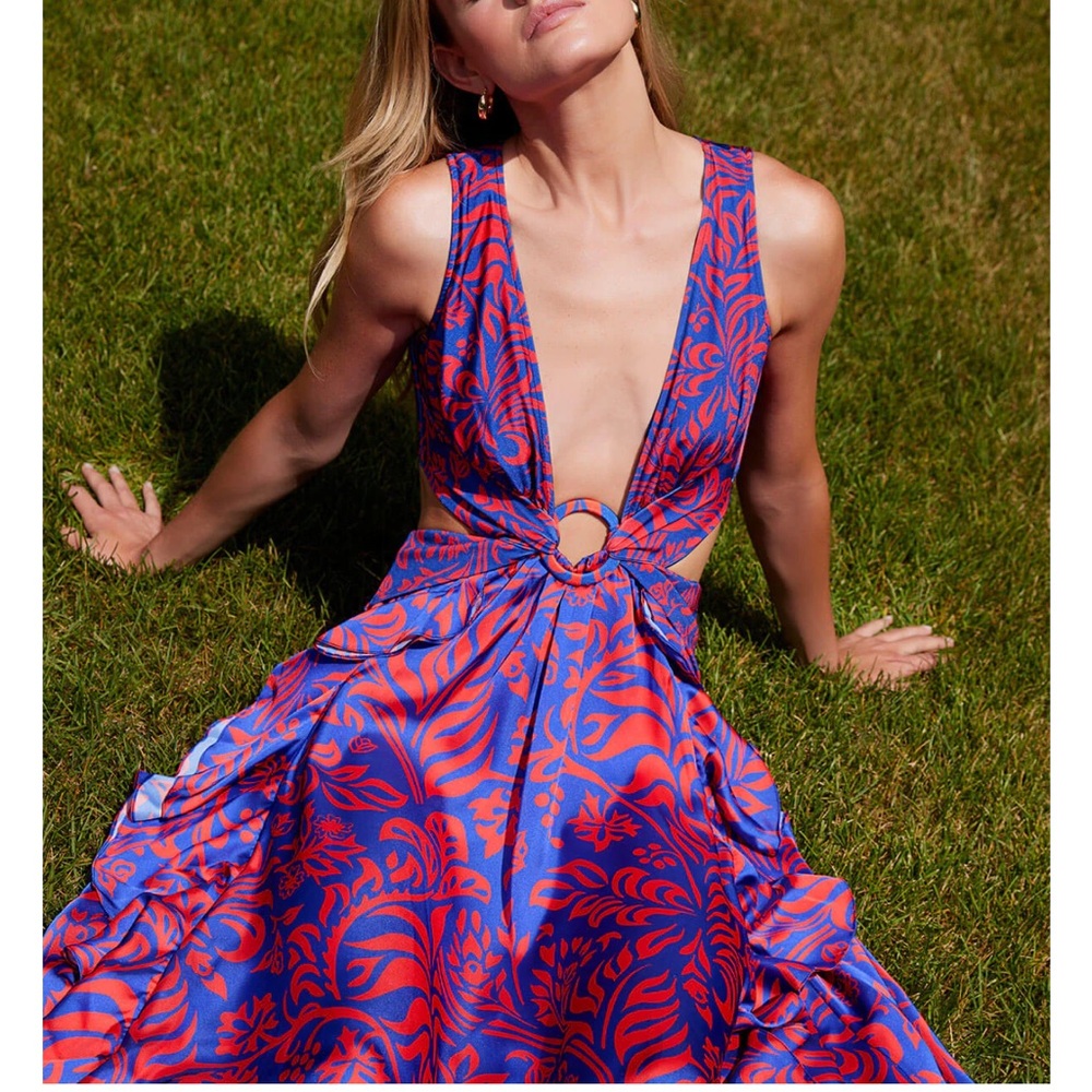PUA CUT-OUT BEACH DRESS